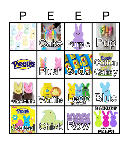 PEEPS Bingo Card