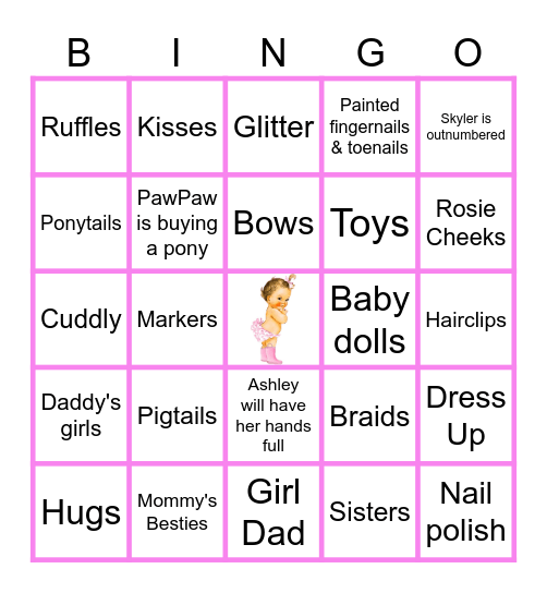 BABY BINGO Card