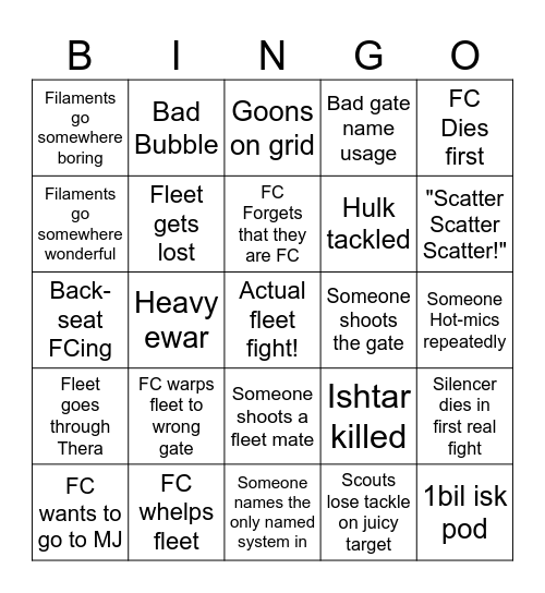 Rolling FC Bingo! Bingo Card