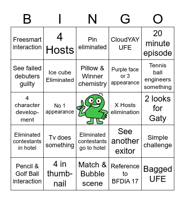 TPOT 16 BINGO Card