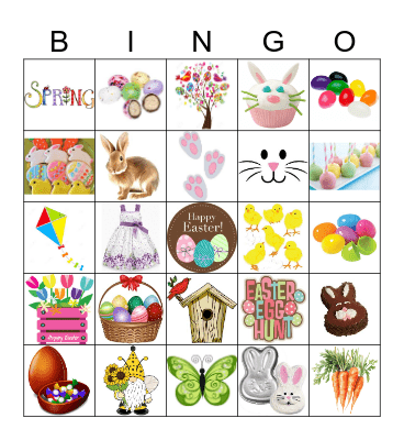 E A S T E R Bingo Card