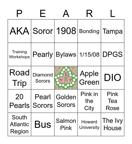 DIO's Gorgeous Pearls Bingo Card