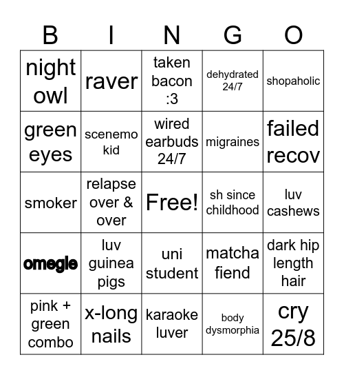 lola’s bingo • httpshmello Bingo Card
