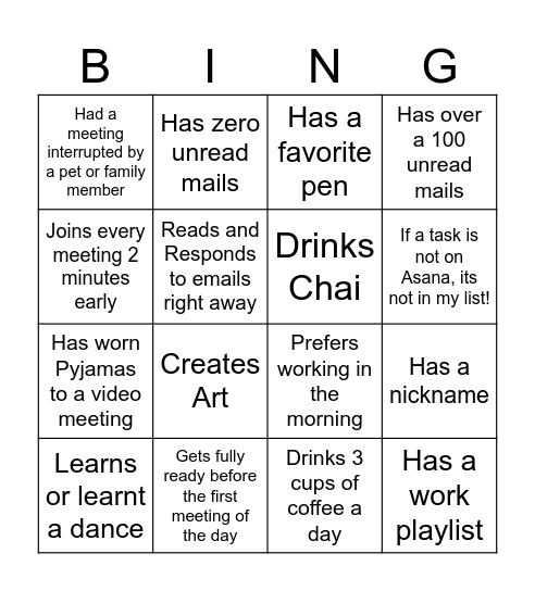 26Tech! Anniversary Bingo (Fun) Bingo Card