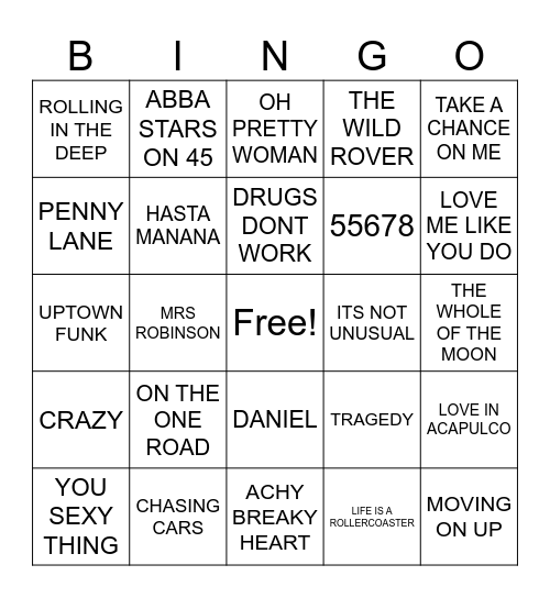 HAPPY JUNE Bingo Card
