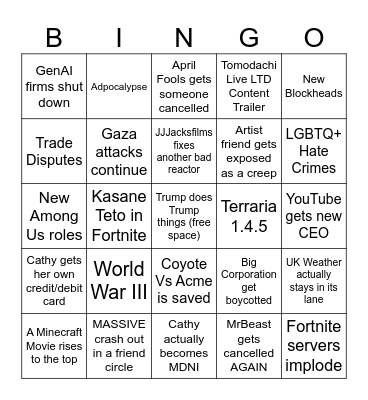 NerdyPersBSKY Q2 2025 Bingo Card