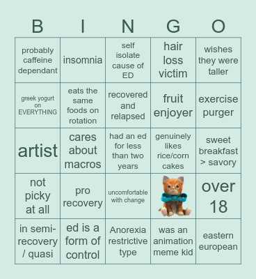 ed bingo Card