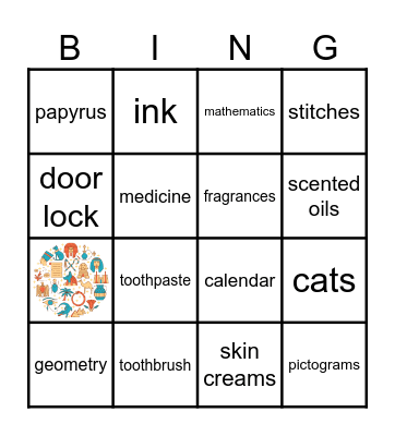 The Egyptian rock! Bingo Card