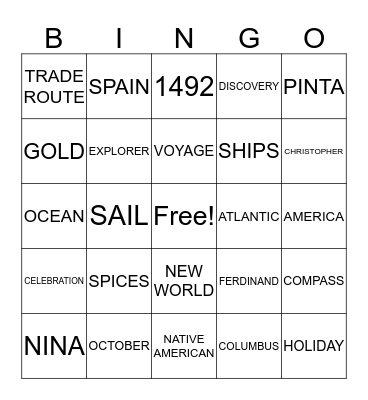 BINGO TIME Bingo Card