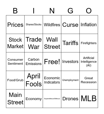 CNN 10 4/1/25 Bingo Card