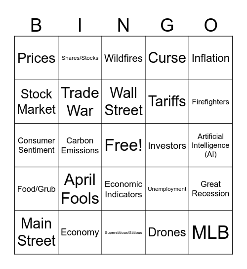 CNN 10 4/1/25 Bingo Card