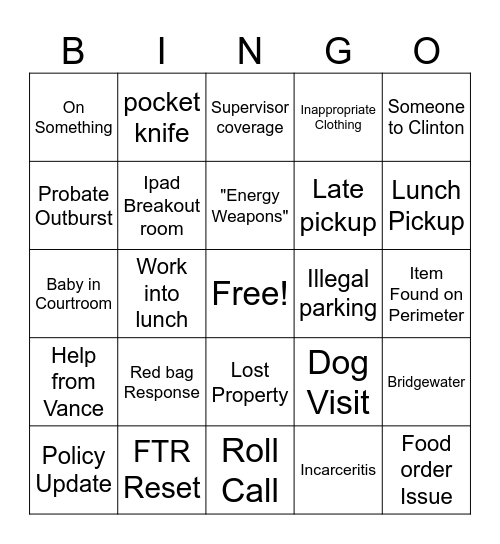 Bingo Card bingo-card