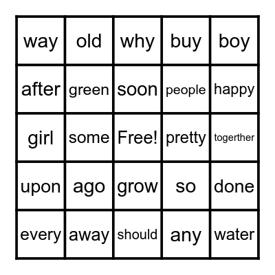 Unit 3 Week 5 Bingo Card
