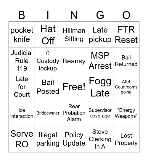 Bingo Card bingo-card