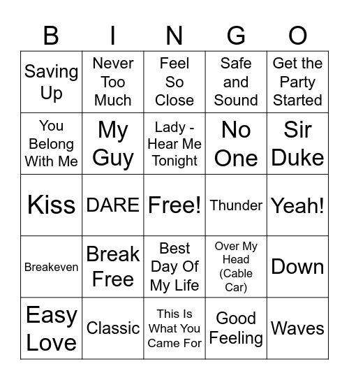 12 MB Round 1 Bingo Card
