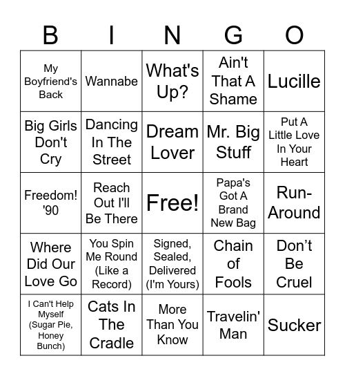 12 MB Round 2 Bingo Card