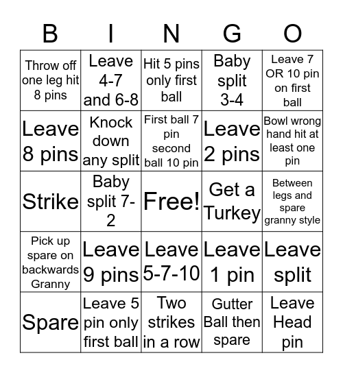 TOM 'N' GARY'S Bingo Card