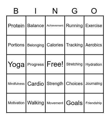 TOPS BINGO Card