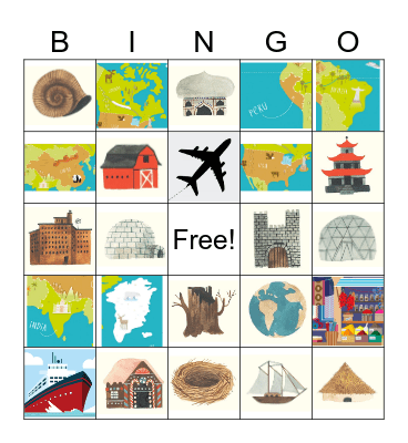 Travel Bingo Card