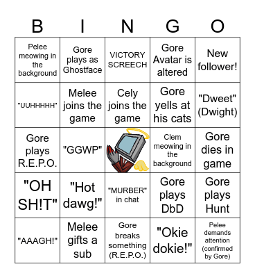 Goreboxx Bingo 2025! Bingo Card