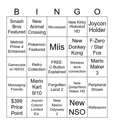 DIRECT 2 BINGO CARD Bingo Card