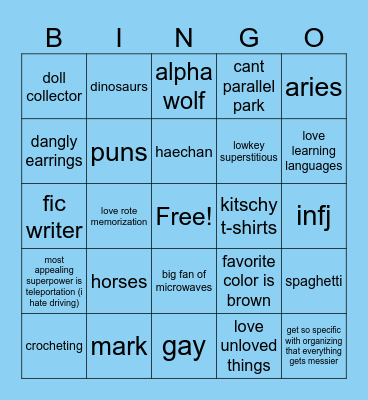 win bingo Card