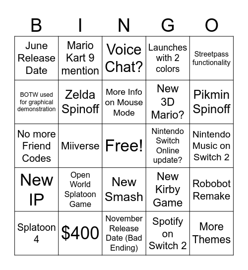 Diego Bingo Card Bingo Card