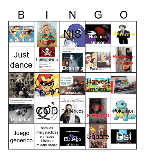 Bingodirect Bingo Card