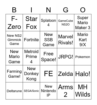 Slimmer's NS2 Bingo Card Bingo Card