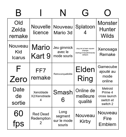 Switch 2 Direct by Ophi Bingo Card