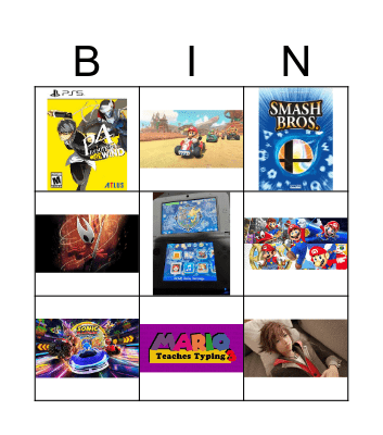 Nintendo Direct Prédi Bingo Card