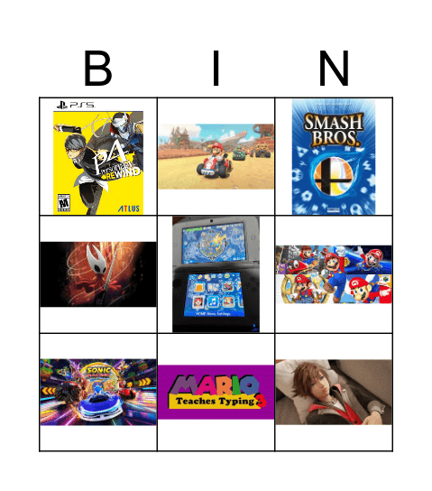 Nintendo Direct Prédi Bingo Card