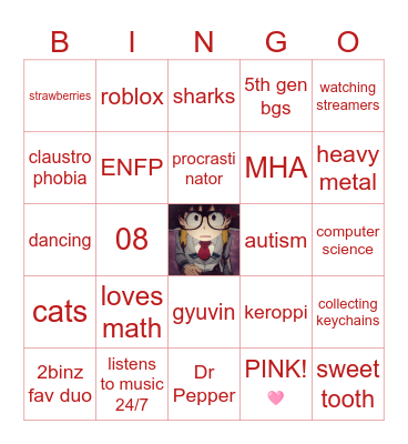 SOUL BINGO Card