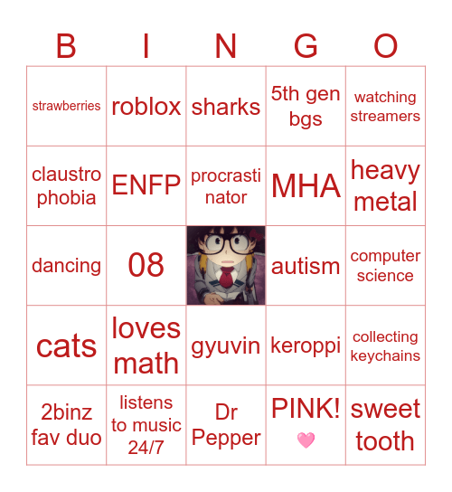 SOUL BINGO Card