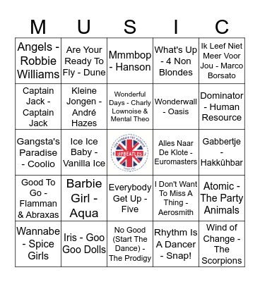 Ronde 2 #4 Bingo Card