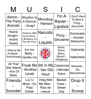 Ronde 2 #7 Bingo Card