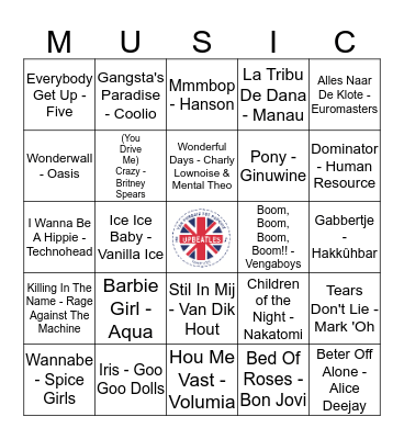 Ronde 2 #9 Bingo Card