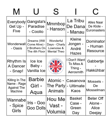 Ronde 2 #12 Bingo Card