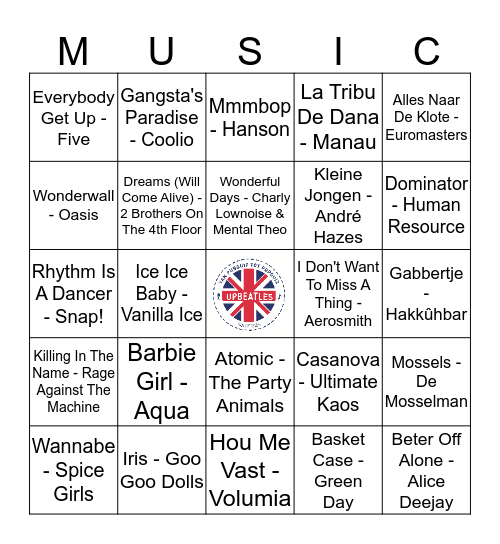 Ronde 2 #12 Bingo Card