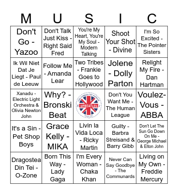 Ronde 3 #7 Bingo Card