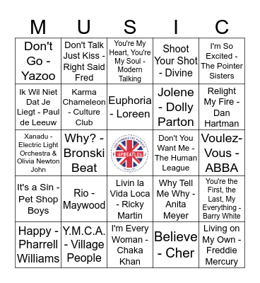 Ronde 3 #8 Bingo Card