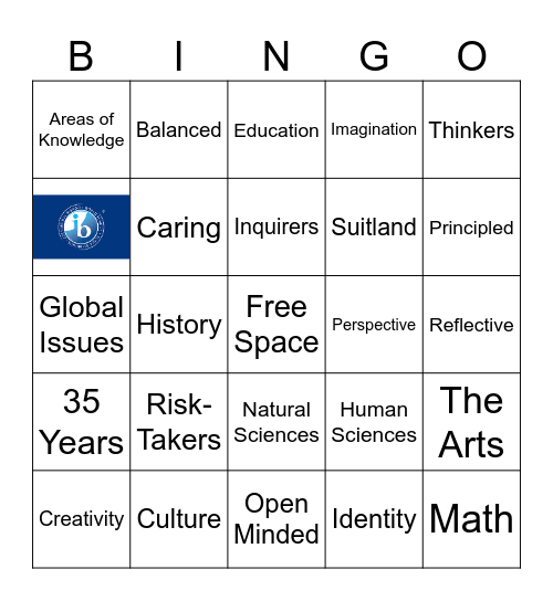 International Baccalaureate Bingo Card