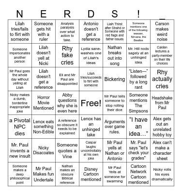 I'm surrounded by idiots Bingo Card