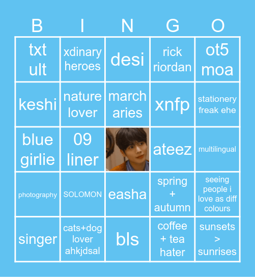 AKI Bingo Card