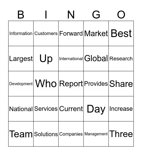 Transferable Journalism Bingo Card