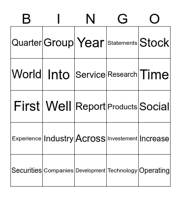 Transferable Journalism Bingo Card