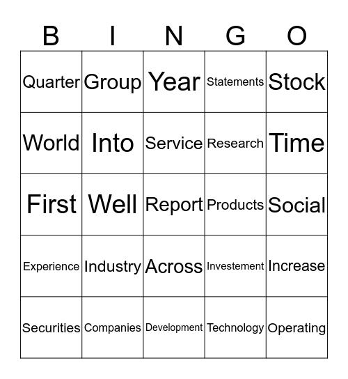 Transferable Journalism Bingo Card