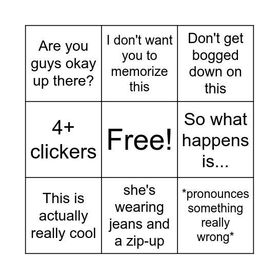 Last Day of Human Aging BINGOO Bingo Card