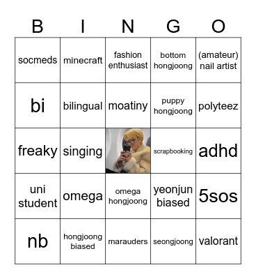 NYXITH’S BINGO Card