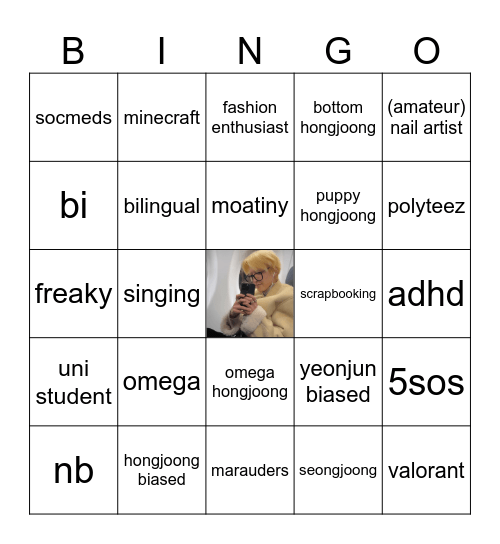 NYXITH’S BINGO Card
